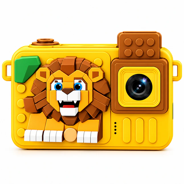 Cámara Digital Infantil 48M con Juegos y Memoria 32GB 4