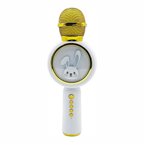 Micrófono Karaoke Infantil X6 Bluetooth con Diseño de Conejo