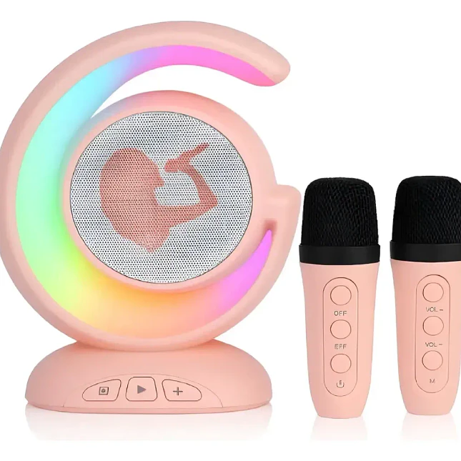 Parlante Karaoke Infantil YS-110 Bluetooth con Luces LED 4