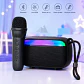 Parlante Bluetooth Portátil con Micrófono y Luces RGB - Miniatura 2