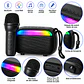 Parlante Bluetooth Portátil con Micrófono y Luces RGB - Miniatura 3