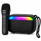 Parlante Bluetooth Portátil con Micrófono y Luces RGB - Miniatura 1