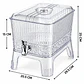 Dispensador de Bebidas Plástico con Grifo y 4 Vasos - Miniatura 2