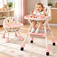 Silla Comedor Bebé 3 en 1 Plegable con Bandeja Extraíble - Miniatura 2