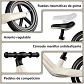 Bicicleta de Impulso para Niños de 3 a 6 Años Blanca - Miniatura 3