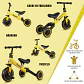 Bicicleta Infantil 3 en 1 Corre Pasillo, Equilibrio y Triciclo - Miniatura 2