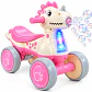 Triciclo Infantil Dinosaurio de 4 Ruedas con Luces LED - Miniatura 2