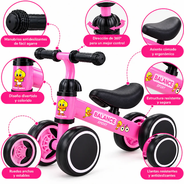 Bicicleta Infantil Tico-Tico para Aprender a Equilibrarse 6