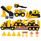 Set de Camiones de Construcción Infantil con Accesorios - Miniatura 2
