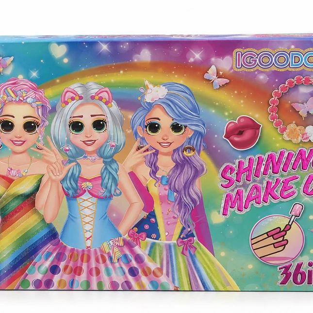 Set de Maquillaje Infantil 36 Piezas con Estuche Turquesa 2