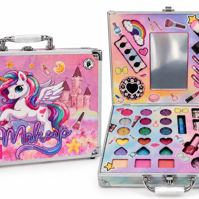 Maletín de Maquillaje Infantil Unicornio con Espejo 3