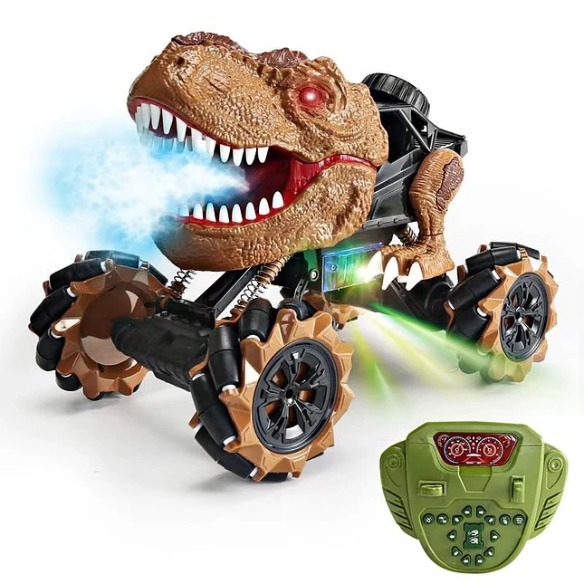 Carro Dinosaurio a Control Remoto con Modo Baile y Sonidos 2