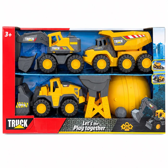 Set de Construcción Infantil con Vehículos y Accesorios 1