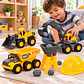 Set de Construcción Infantil con Vehículos y Accesorios - Miniatura 3