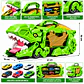 Camión Dinosaurio de Juguete con 6 Autos de Metal - Miniatura 5