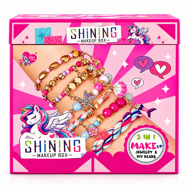 Set de Maquillaje y Bisutería Infantil 3 en 1 de 435 Piezas 1