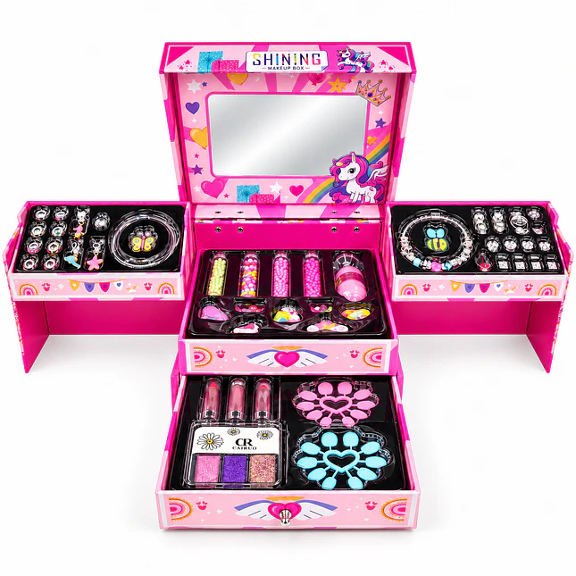 Set de Maquillaje y Bisutería Infantil 3 en 1 de 435 Piezas 2