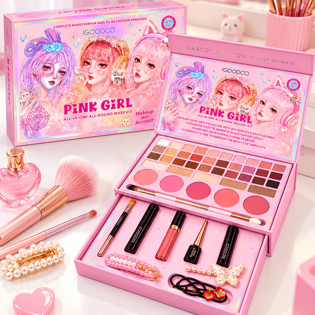 Set de Maquillaje para Niñas de 50 Piezas IG3213 3
