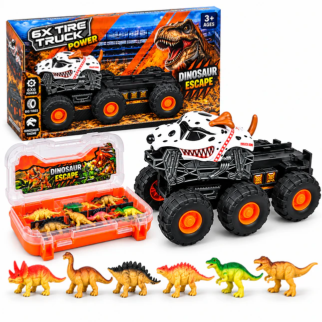Camión Monster Dinosaurio con Figuras 233 1