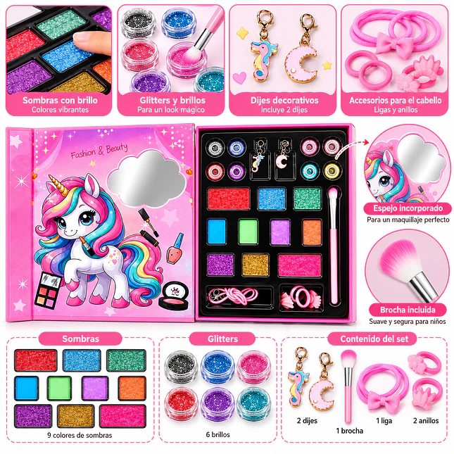 Set de Maquillaje Infantil 24 Piezas 6340C 3