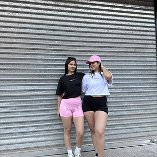 Polera Magic crop oversize