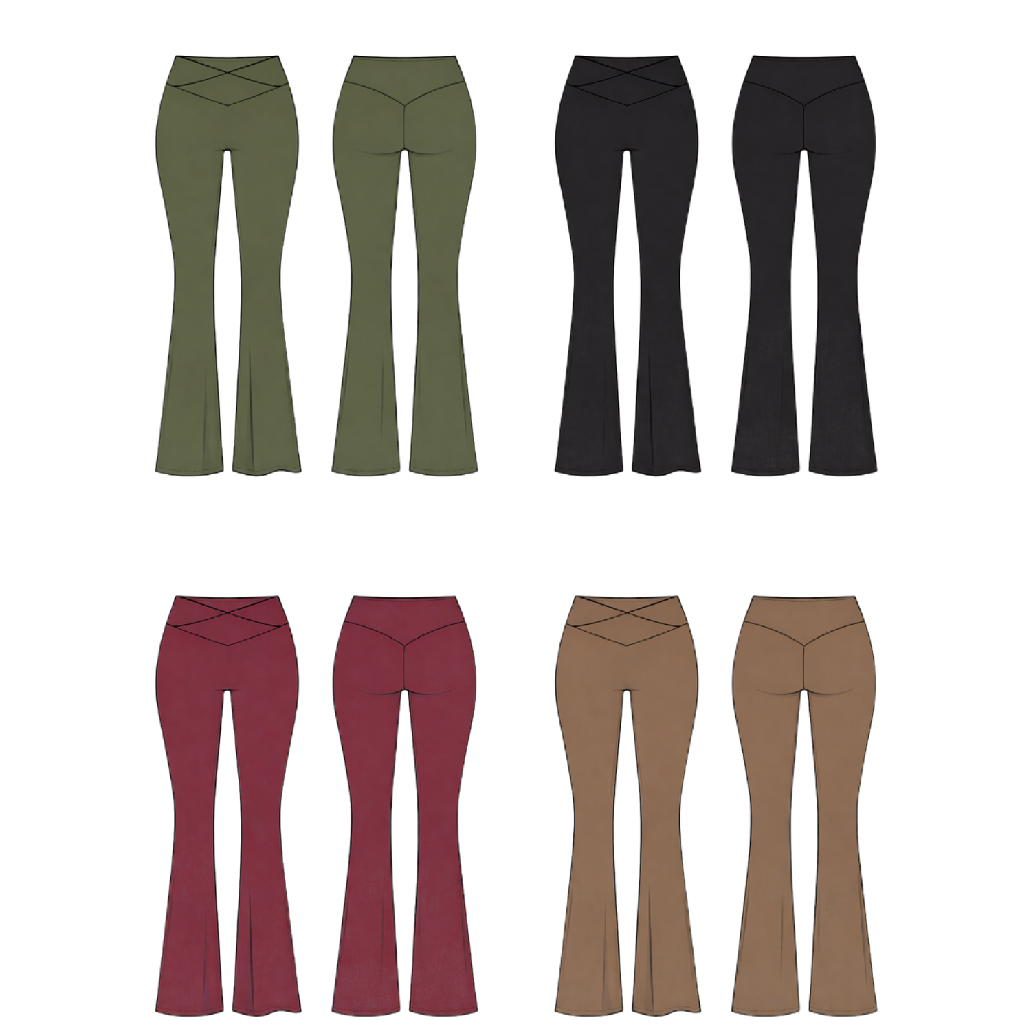 Calza flare Alice sin costura 3