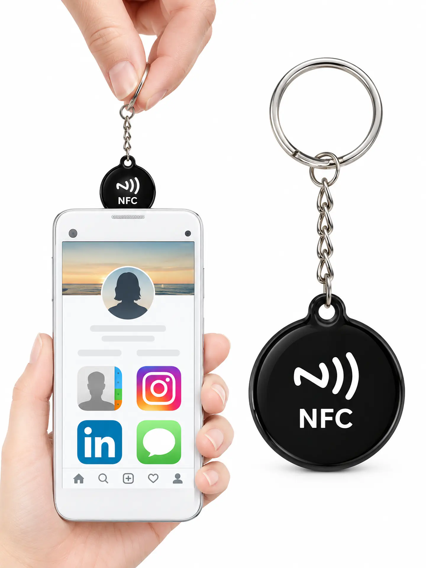 Etiquetas NFC Llaveros Inteligentes 1