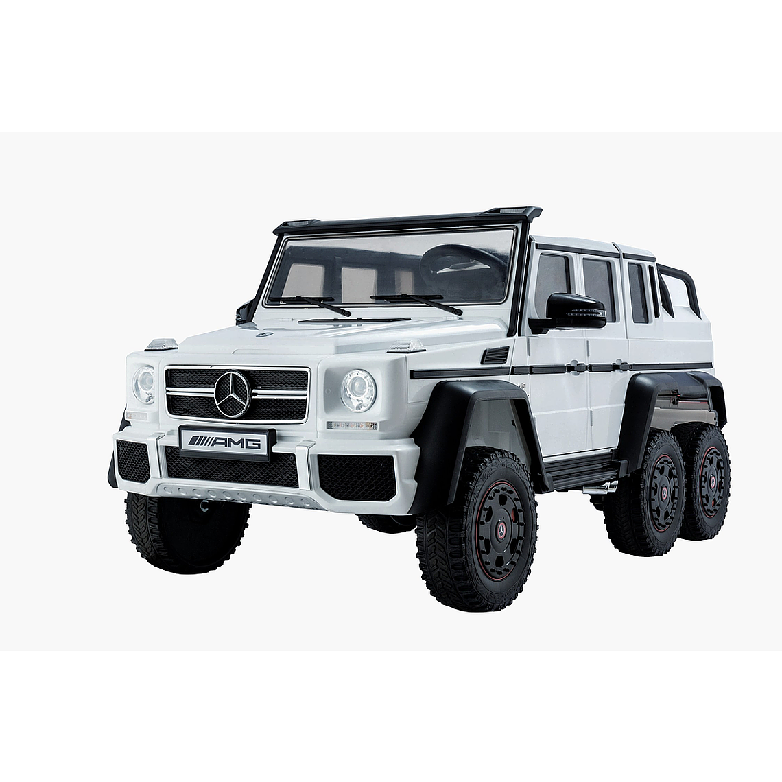 Auto Bateria G63 Licencia Mercedes 6x6 Blanco 12v 3