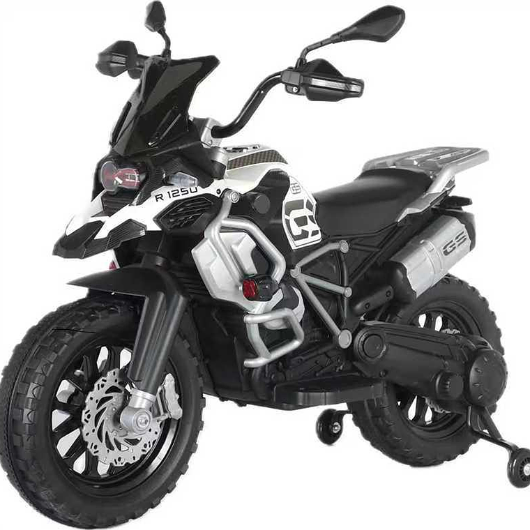 Moto a Batería GS XL 12 Volt Acelerador de Puño Blanca 1