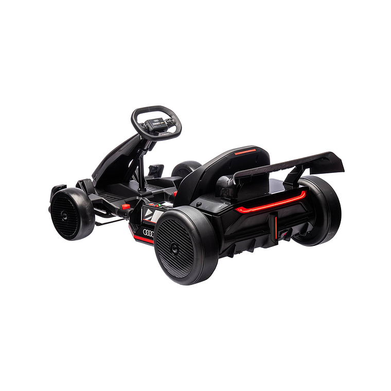 Go Kart A Bateria Drift Audi Negro 24v 3