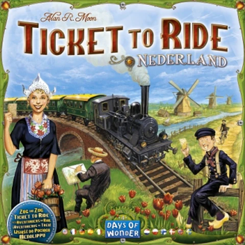 Aventureros al Tren (Ticket to Ride): Países Bajos (Inglés)