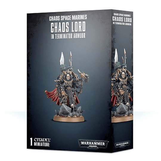 Chaos Space Marines: Cahos Lord in Terminator Armour