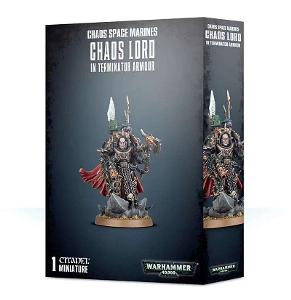 Chaos Space Marines: Chaos Lord in Terminator Armour 1