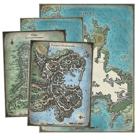 Dungeons & Dragons - Calabozos y Dragones: Set de mapas de la Tumba de la Aniquilación