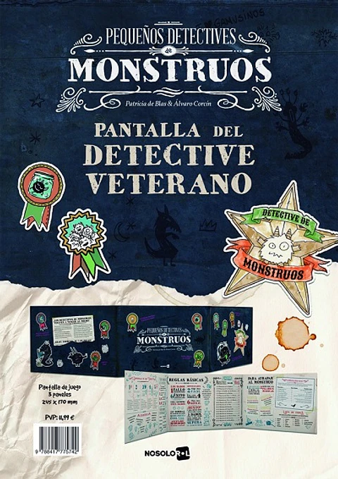 Pequeños Detectives de Monstruos: Pantalla del Detective Veterano