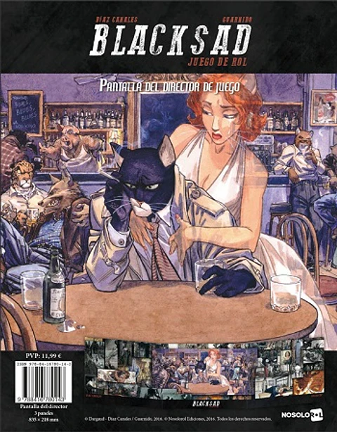 Blacksad - Pantalla del DJ