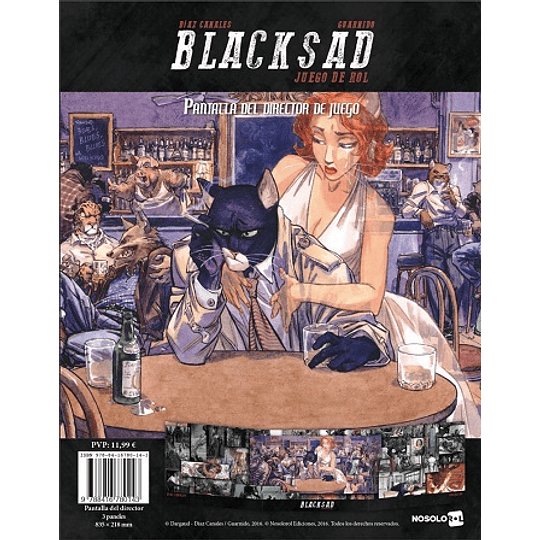 Blacksad - Pantalla del DJ