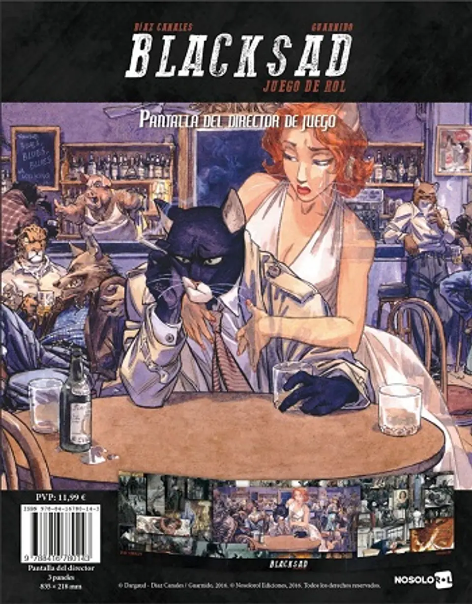 Blacksad - Pantalla del DJ 1