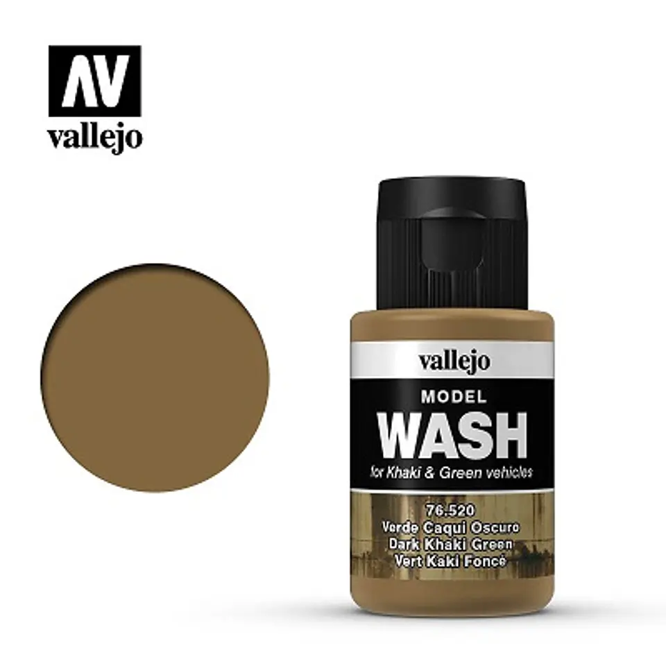 Model Wash: Verde Caqui Oscuro - Dark Khaki Green (35ml) 1