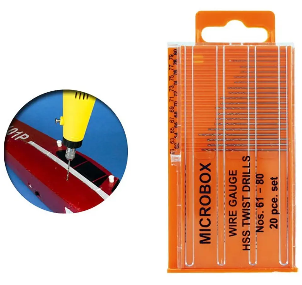 Set de 20 minibrocas de precisión 61-80 1