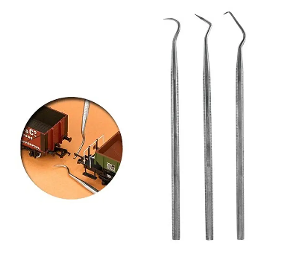 Set de 3 Curetas de Acero Inoxidable 1
