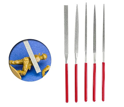 Set de 5 Limas de Aguja Diamante