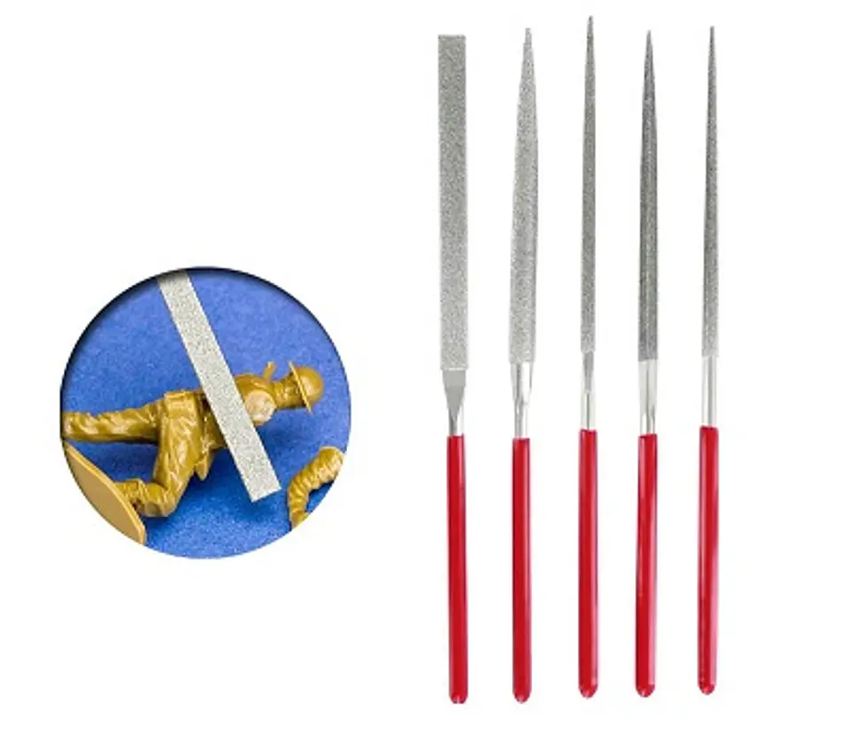 Set de 5 Limas de Aguja Diamante 1