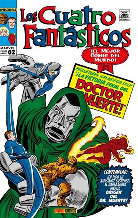 Los Cuatro Fantásticos: La Batalla del Edificio Baxter 2 de 9 - Marvel Gold