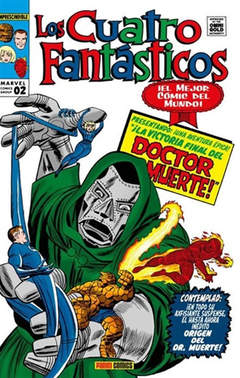 Los Cuatro Fantásticos: La Batalla del Edificio Baxter 2 de 9 - Marvel Gold 1