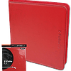 Carpeta BCW - Z-Folio 12 Bolsillos LX de Cuero - Red 1