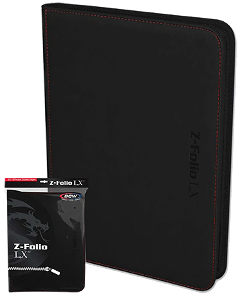 Carpeta BCW - Z-Folio 9 Bolsillos LX de Cuero - Brown