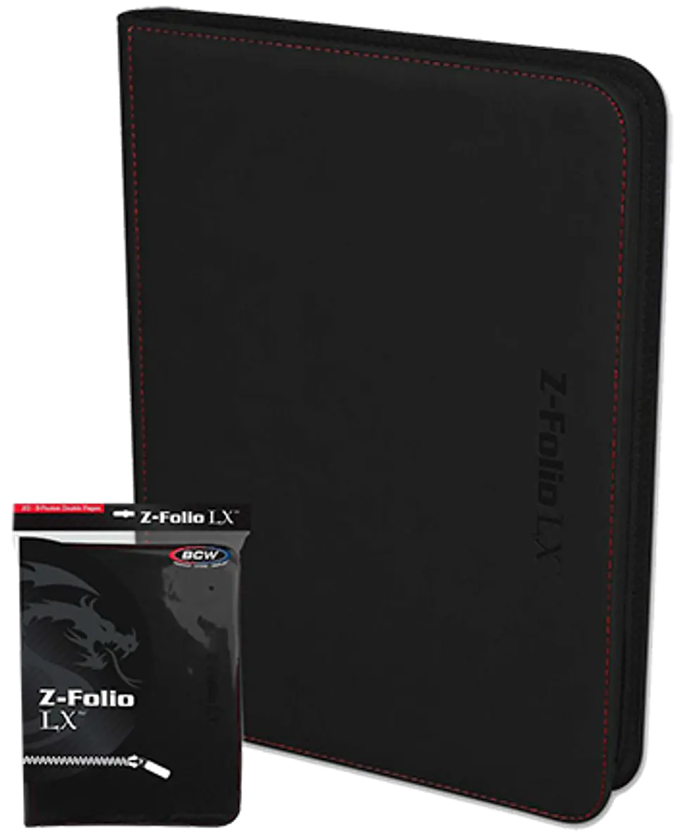 Carpeta BCW - Z-Folio 9 Bolsillos LX de Cuero - Brown 1