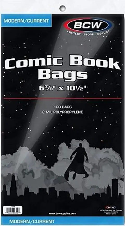 Comic Bags - Current/Modern Comic Bags (x100)