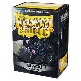 Protectores Dragon Shield Classic: Negro - Black (x100)